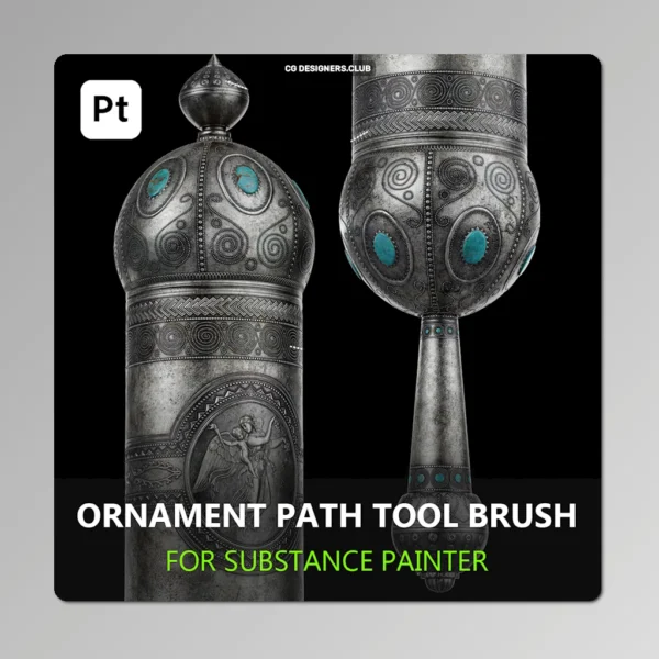 FREE Download Substance Painter Ornament Path Tool Brush